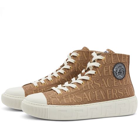 versace footwear women high top|versace high top vintage sneaker.